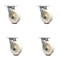 Service Caster 6 Inch Nylon Swivel Caster Set with Roller Bearing and Swivel Lock SCC SCC-30CS620-NYR-BSL-4 - alternate 1